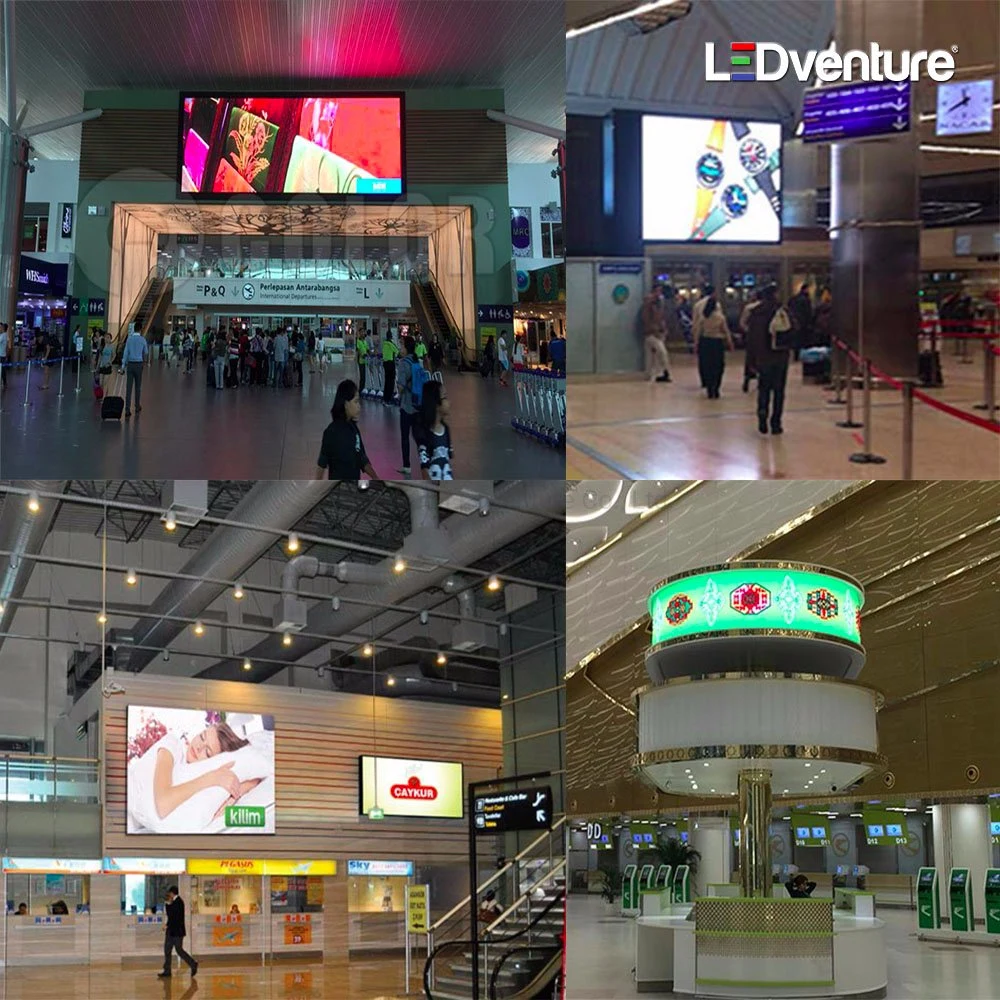 Indoor Windowshop Advertising Screen Panel P3.91 LED Display Module