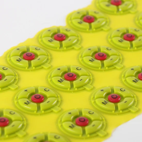 Проводящие кнопки из силиконовой резины, изготовленные по индивидуальному заказу, кнопка, одна кнопка